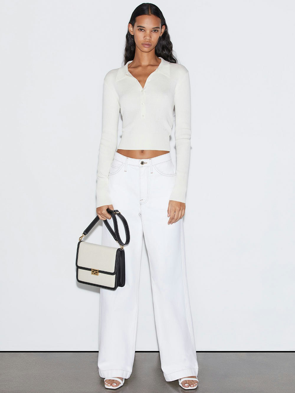 top full body view